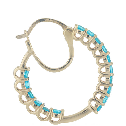 Kullatut hopeat Korvakorut Sludyankan Neon Apatiitilla