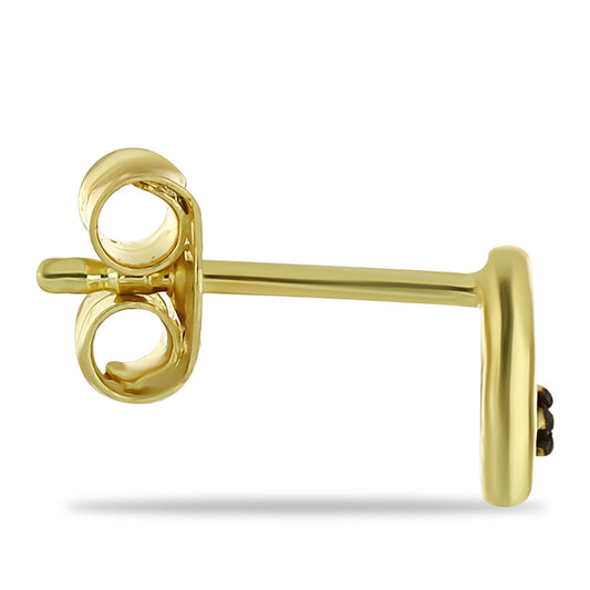 Kullatut hopeat Korvakorut Punaisella Timantilla