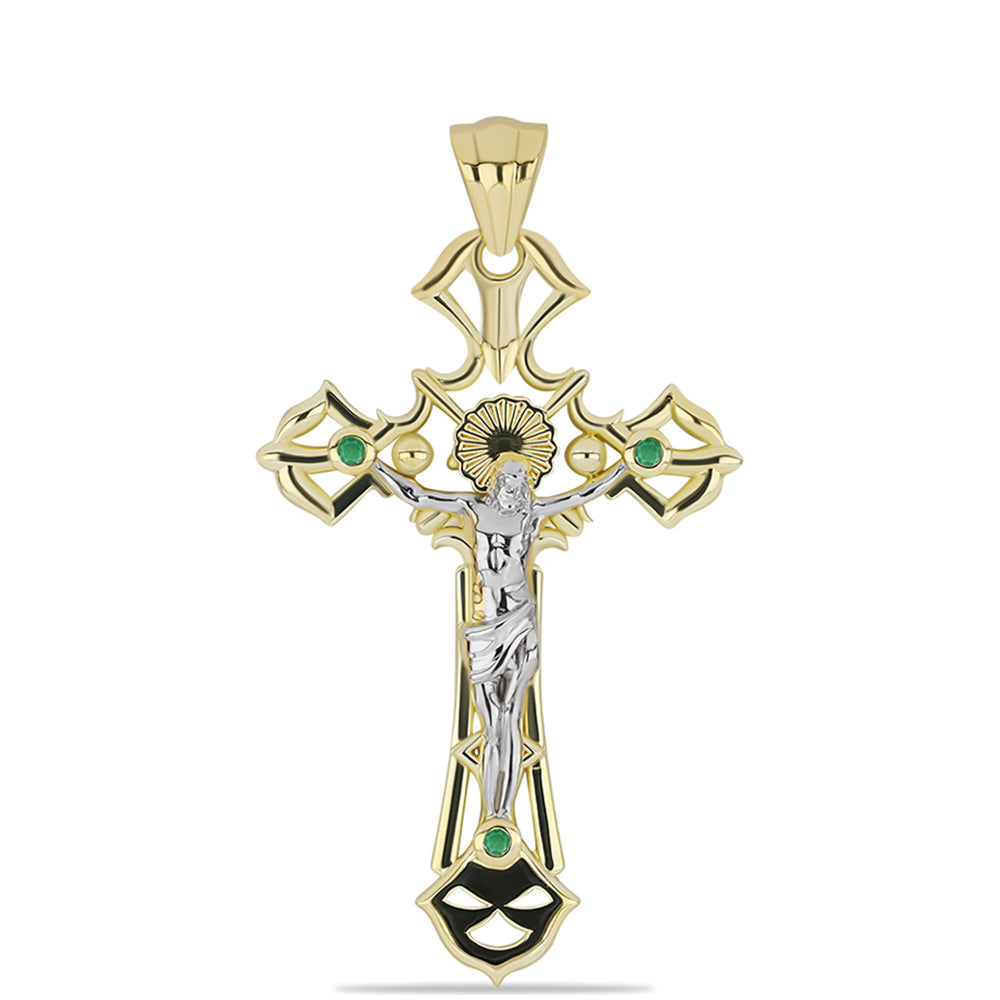 Kullattu hopeaRiipus Brasilian Smaragdilla