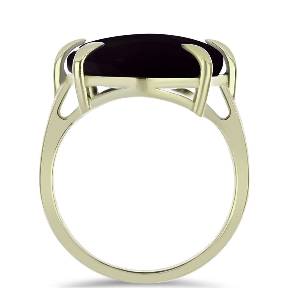 Kullattu hopeaSormus Suwarin Mustalla Onyksilla 2 