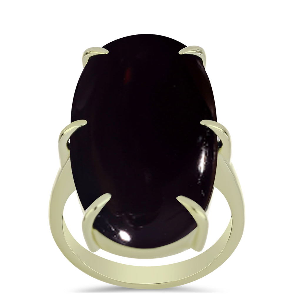 Kullattu hopeaSormus Suwarin Mustalla Onyksilla 3 