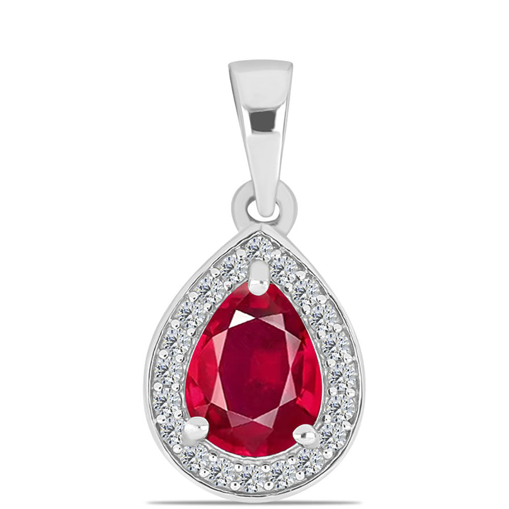 HopeaRiipus Malagassin Rubiinilla ja Valkoisella Topaasilla