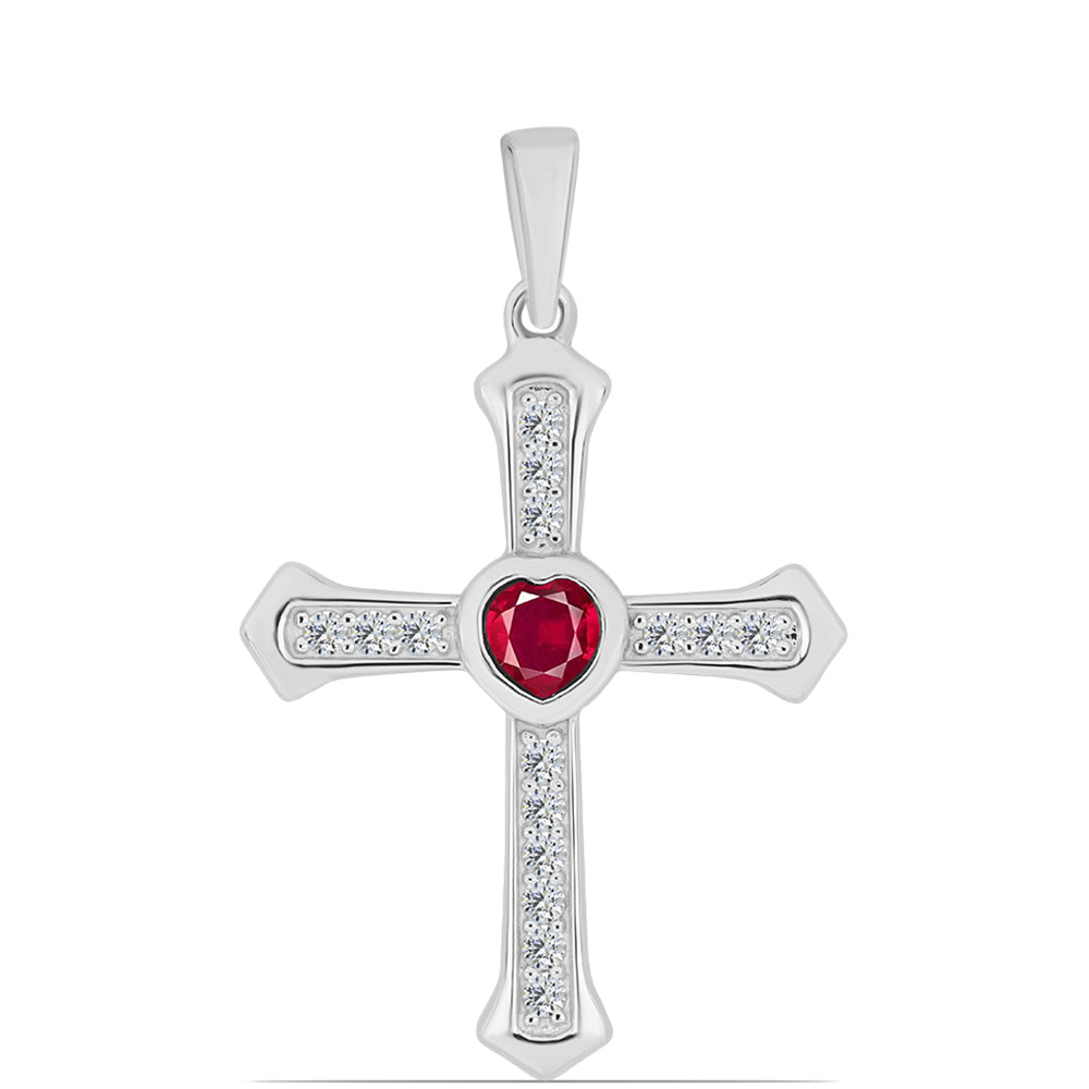 HopeaRiipus Malagassin Rubiinilla ja Valkoisella Topaasilla