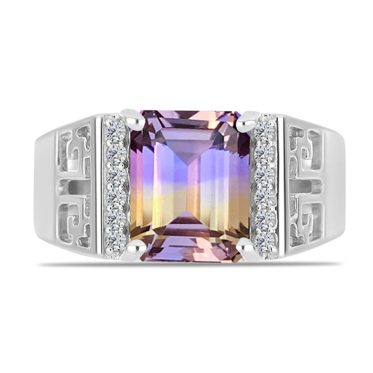 HopeaSormus Anahi Ametriinilla ja Valkoisella Topaasilla