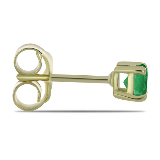 Kullatut hopeat Korvakorut Sambian Smaragdilla