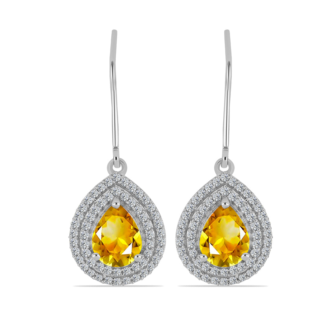 HopeaKorvakorut Ural Sitriinillä ja Valkoisella Topaasilla 1 