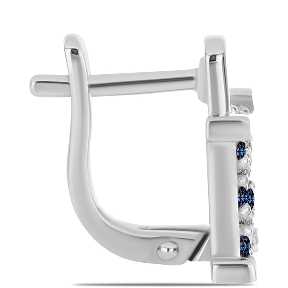 HopeaKorvakorut "Violetti Imperial " Moissanite