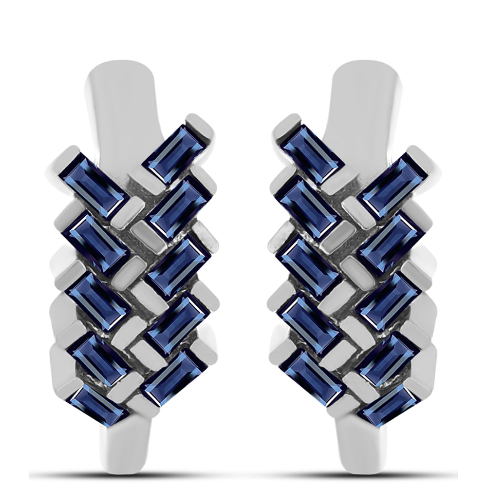 HopeaKorvakorut "Violetti Imperial " Moissanite