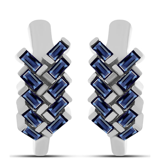 HopeaKorvakorut "Violetti Imperial " Moissanite