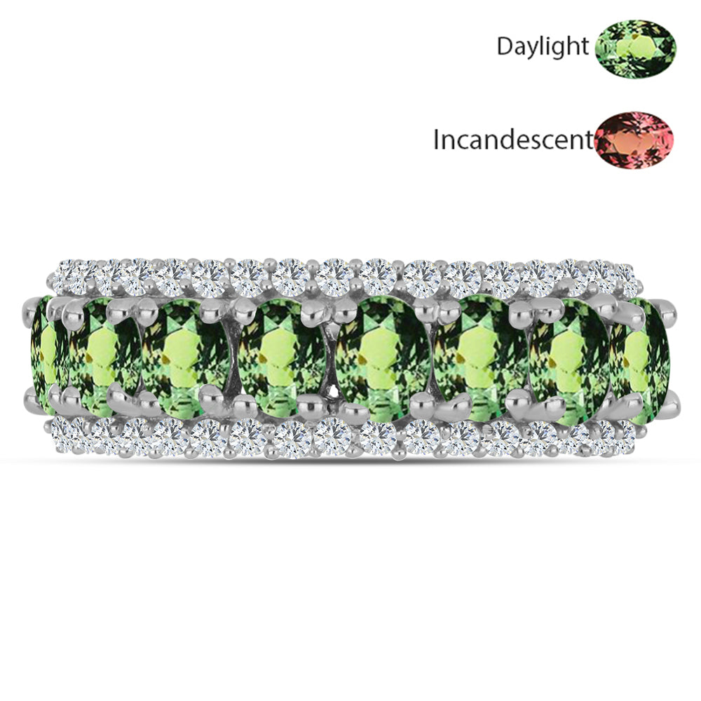 HopeaSormus Luonnonaleksandriitilla ja Valkoisella Topaasilla