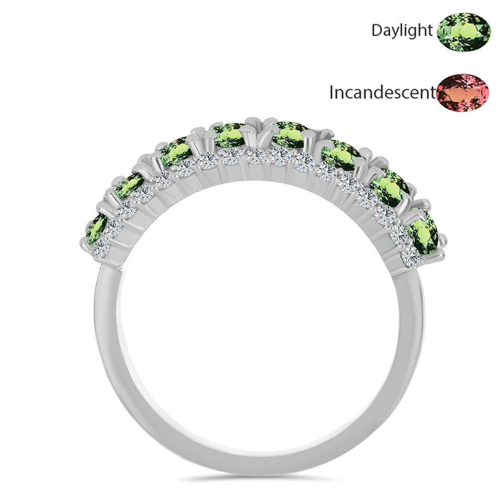 HopeaSormus Luonnonaleksandriitilla ja Valkoisella Topaasilla 2 