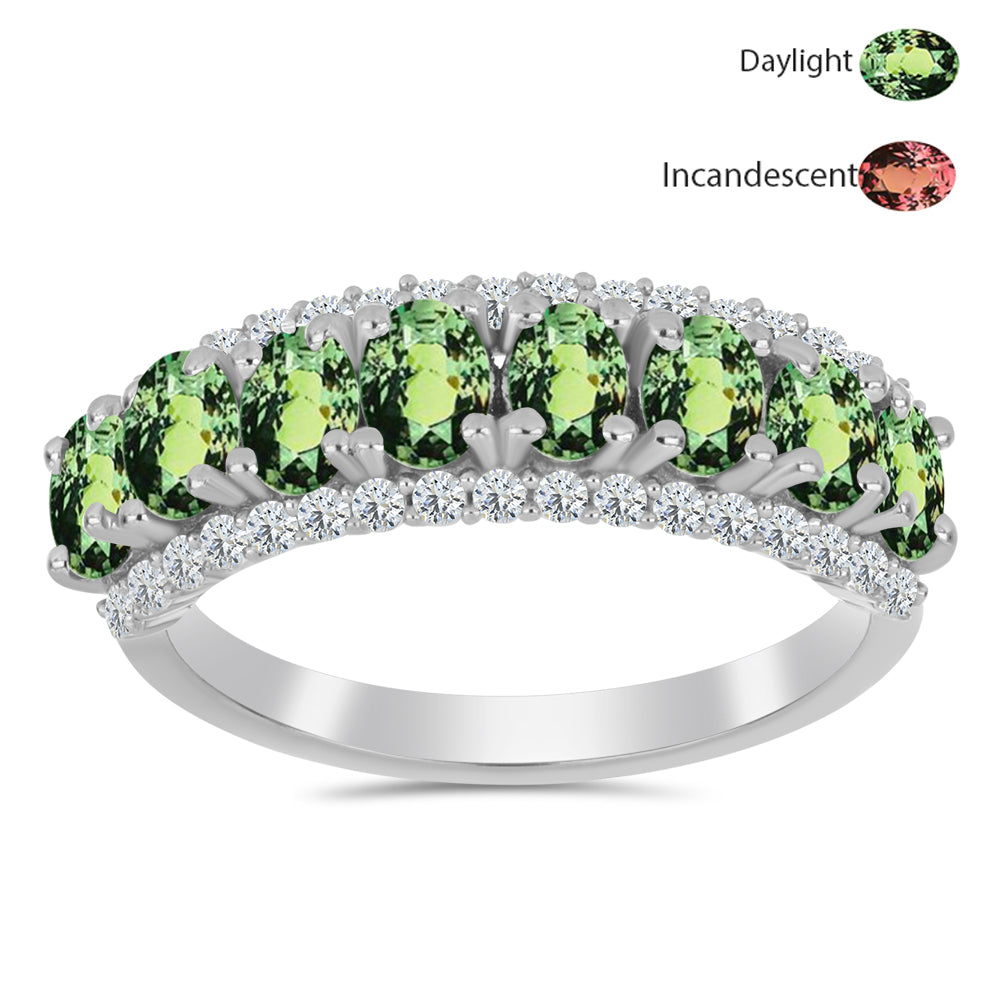 HopeaSormus Luonnonaleksandriitilla ja Valkoisella Topaasilla 3 