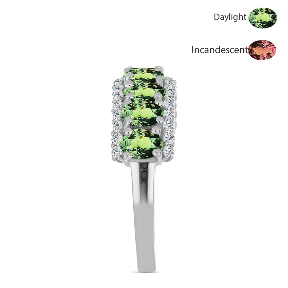 HopeaSormus Luonnonaleksandriitilla ja Valkoisella Topaasilla 4 