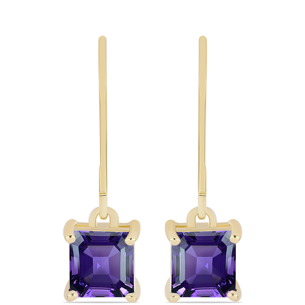 Kullatut hopeat Korvakorut Marokon Ametistilla 1 