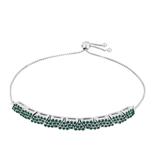 HopeaRannekoru Merivihreä Moissanite