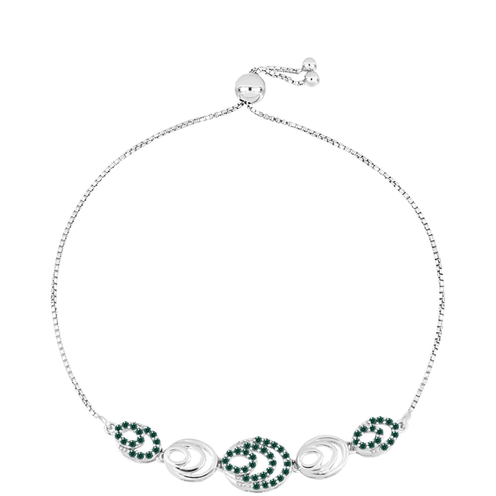 HopeaRannekoru Merivihreä Moissanite 1 