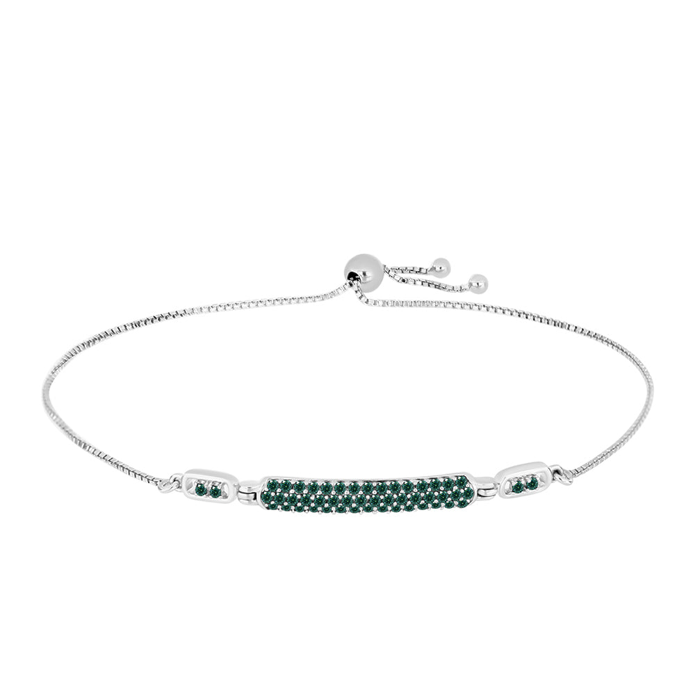 HopeaRannekoru Merivihreä Moissanite