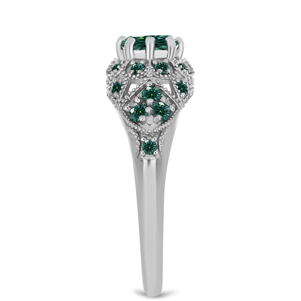 HopeaSormus Merivihreä Moissanite 4 