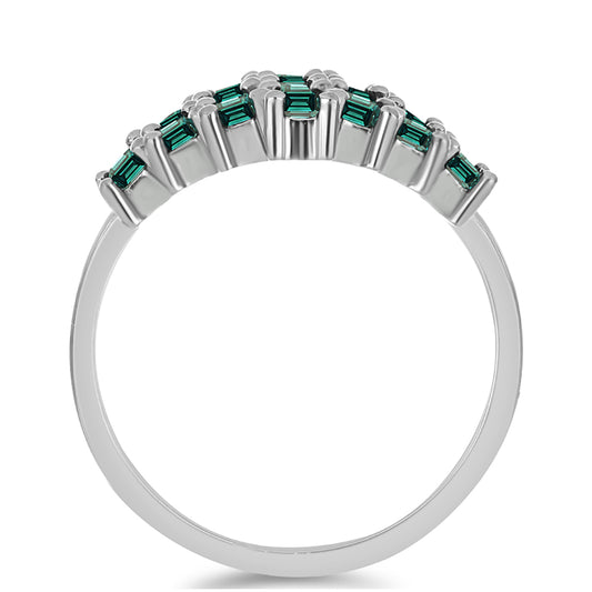 HopeaSormus Merivihreä Moissanite