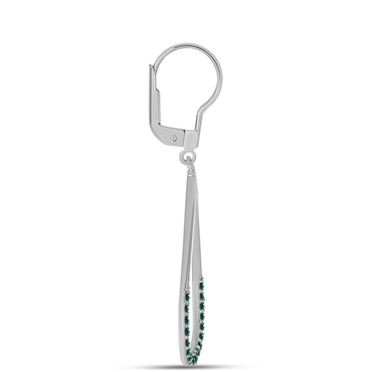 HopeaKorvakorut Merivihreä Moissanite