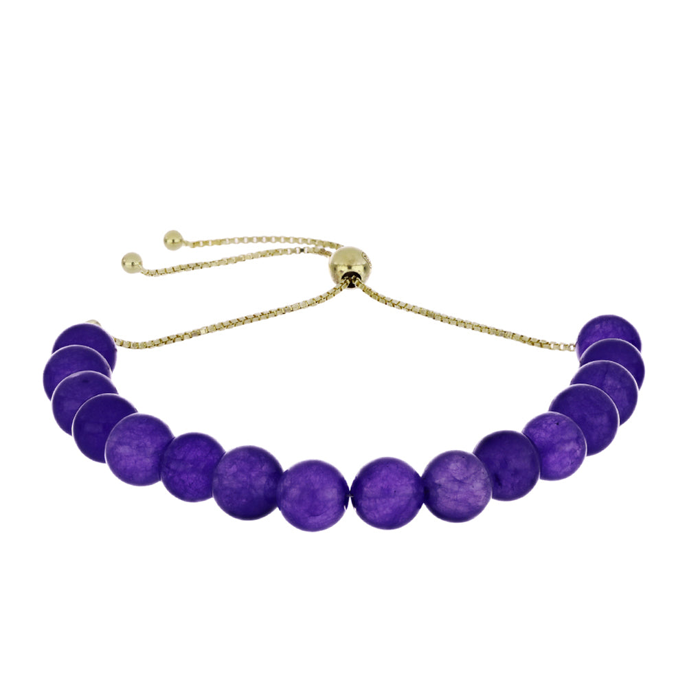 Kullattu hopeaRannekoru Marokon Ametistilla 1 