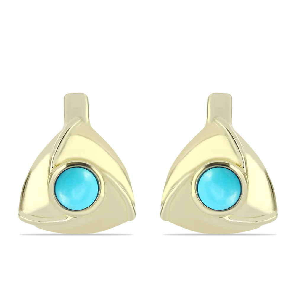 Kullatut hopeat Korvakorut Ruususen Turkoosilla 1 