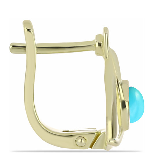 Kullatut hopeat Korvakorut Ruususen Turkoosilla