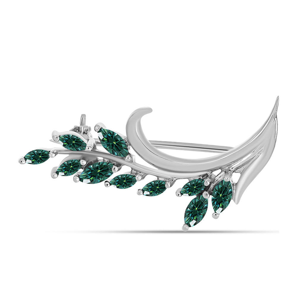 HopeaRintaneula Merivihreä Moissanite 1 