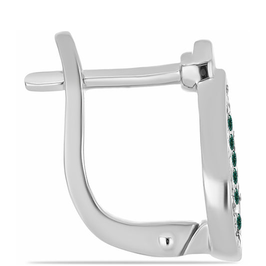 HopeaKorvakorut Merivihreä Moissanite