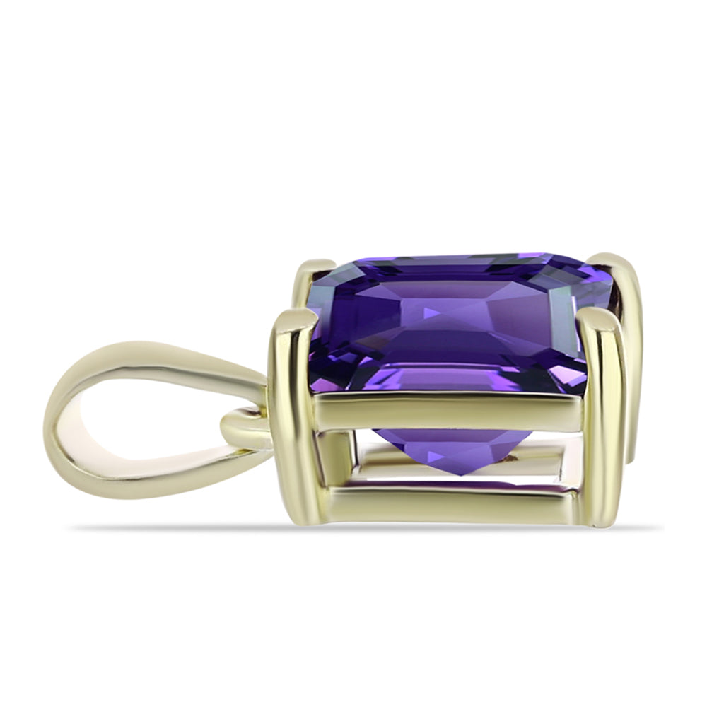 Kullattu hopeaRiipus Marokon Ametistilla