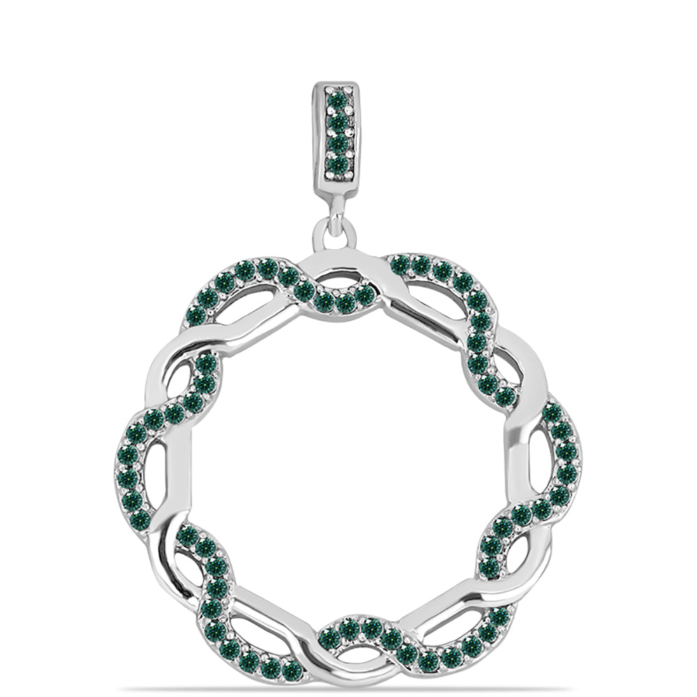 HopeaRiipus Merivihreä Moissanite