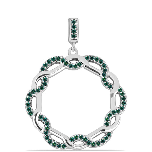 HopeaRiipus Merivihreä Moissanite