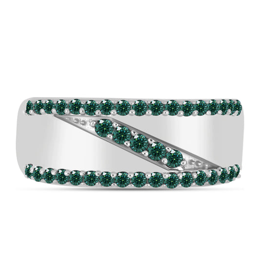 HopeaSormus Merivihreä Moissanite