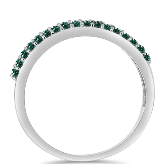 HopeaSormus Merivihreä Moissanite