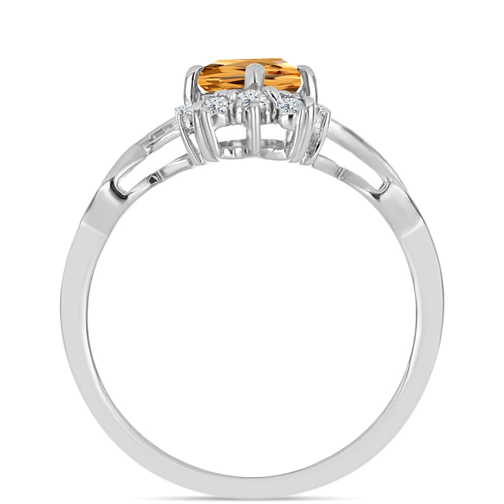 HopeaSormus Keisarillinen keltainen topaasi ja Valkoisella Topaasilla 2 