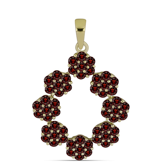 Kullattu hopeaRiipus Barton Granaatilla