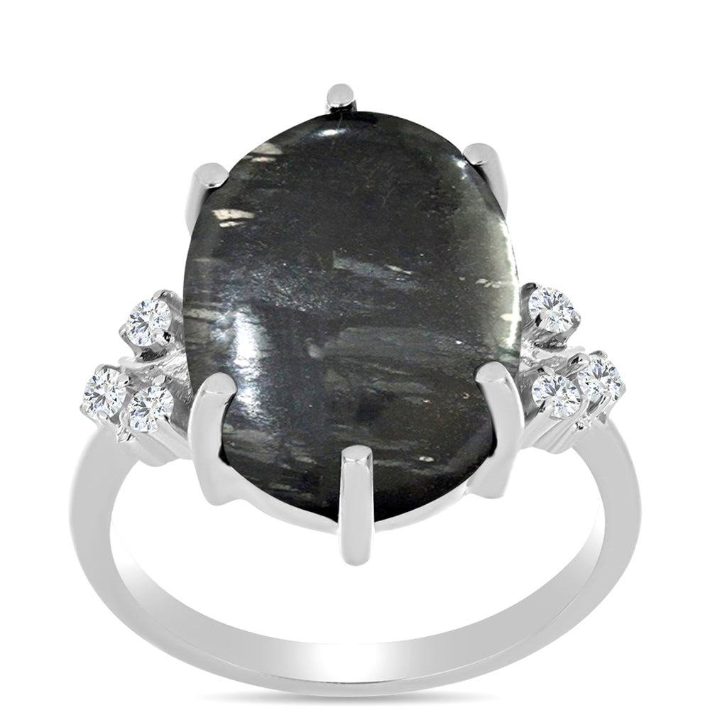 HopeaSormus Picasson Jasperilla ja Valkoisella Topaasilla