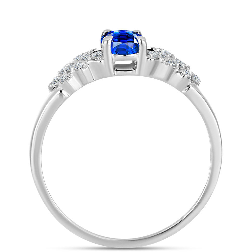 HopeaSormus Australialaisella Sinisellä Safiirilla ja Valkoisella Topaasilla 2 