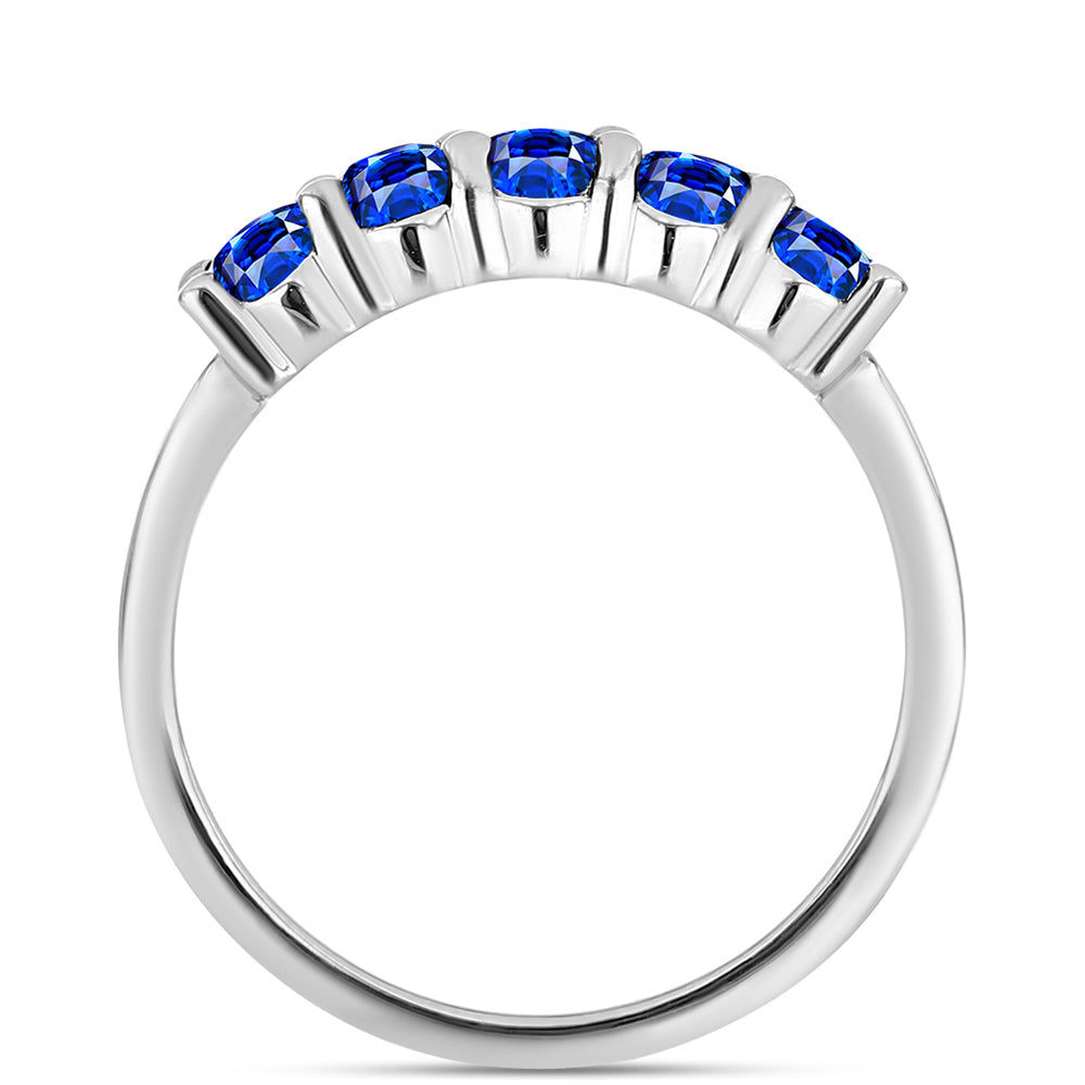 HopeaSetti Australialaisella Sinisellä Safiirilla ( Korvakorut+Sormus+Riipus )