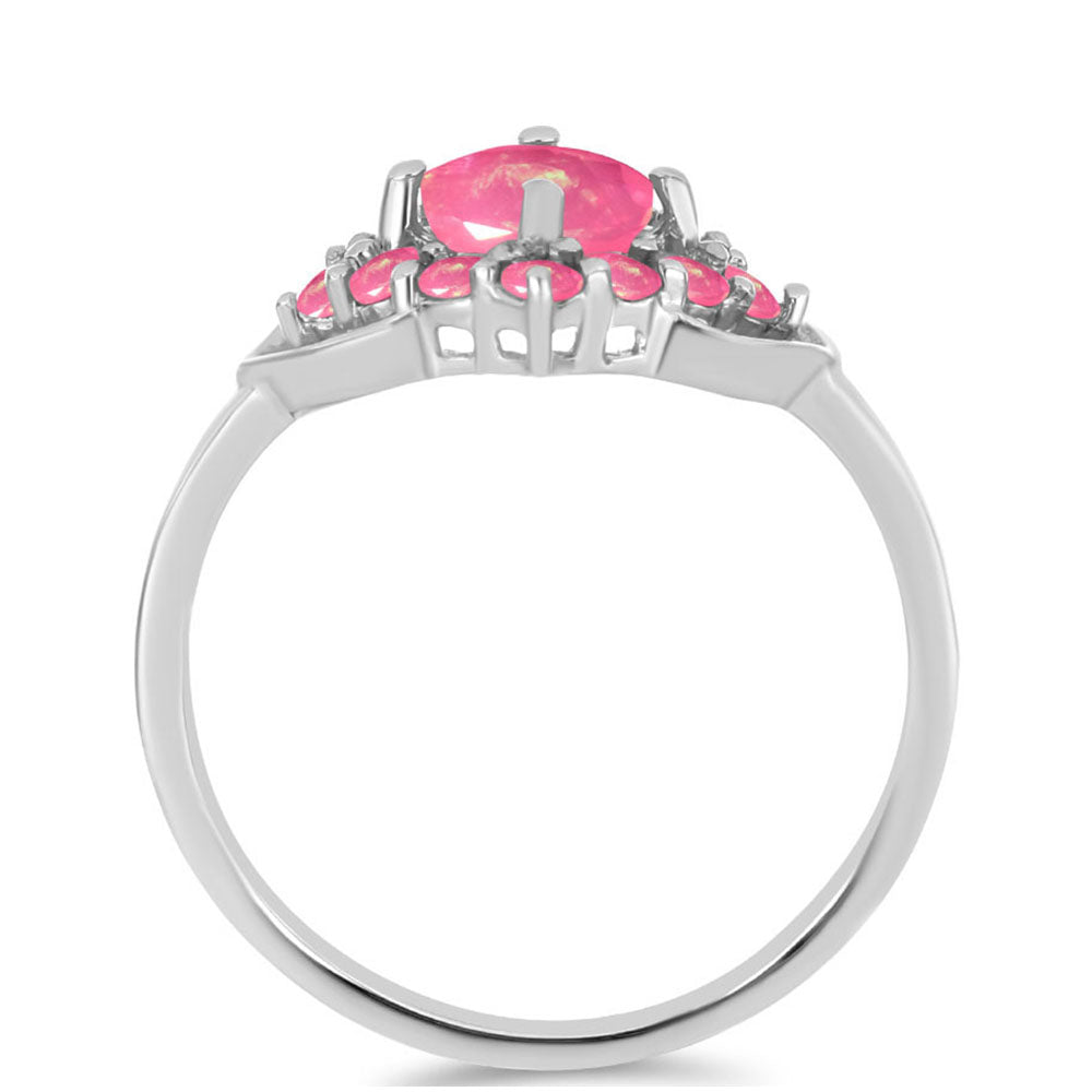 HopeaSormus Lega Dembin Vaaleanpunaisella Opaalilla