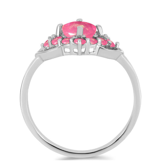 HopeaSormus Lega Dembin Vaaleanpunaisella Opaalilla