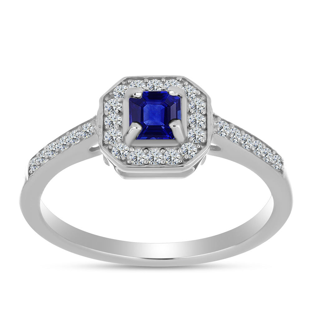 HopeaSormus Australialaisella Sinisellä Safiirilla ja Valkoisella Topaasilla 3 