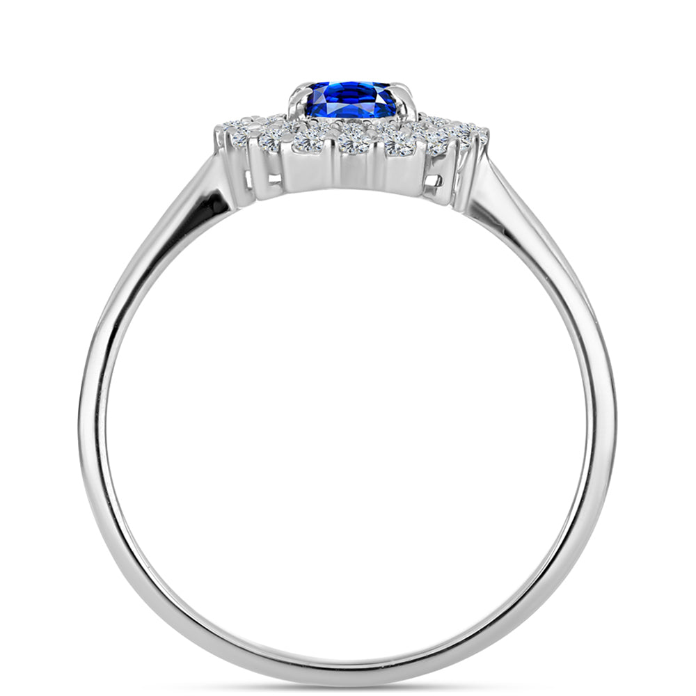 HopeaSormus Australialaisella Sinisellä Safiirilla ja Valkoisella Topaasilla