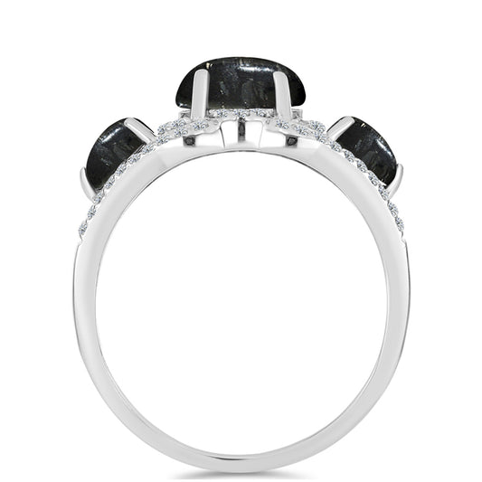 HopeaSormus Picasson Jasperilla ja Valkoisella Topaasilla