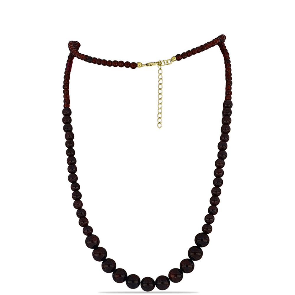 Kullattu hopeaKaulakoru Barton Granaatilla