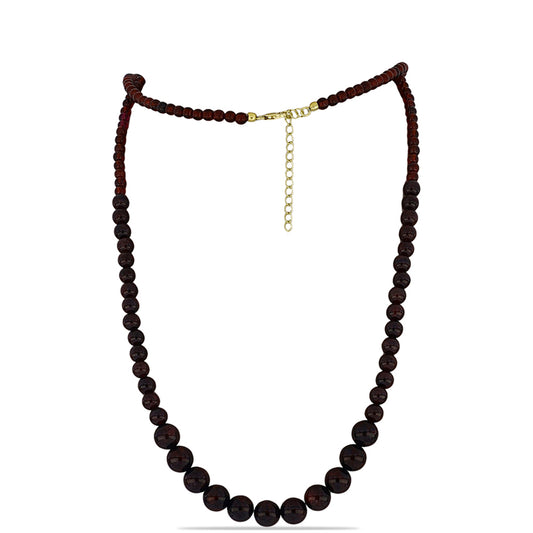 Kullattu hopeaKaulakoru Barton Granaatilla