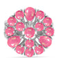HopeaSormus Lega Dembin Vaaleanpunaisella Opaalilla ja Valkoisella Topaasilla