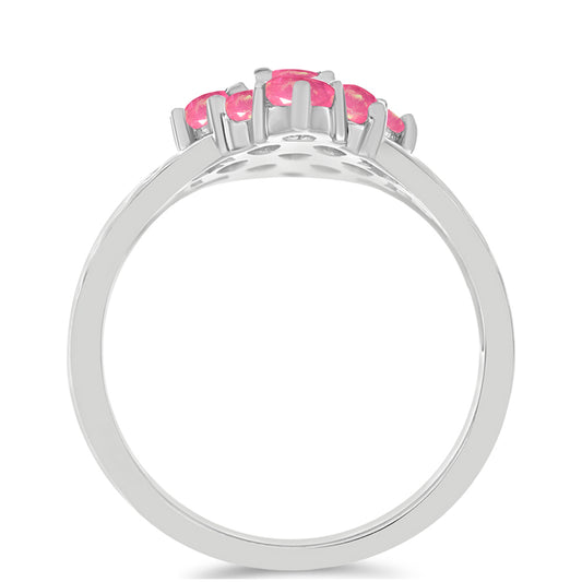 HopeaSormus Lega Dembin Vaaleanpunaisella Opaalilla