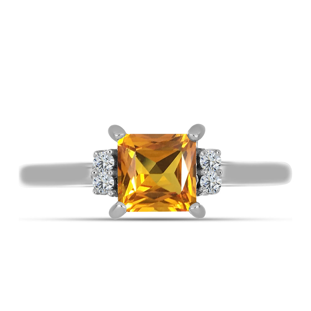 HopeaSormus Keisarillinen keltainen topaasi ja Valkoisella Topaasilla 1 