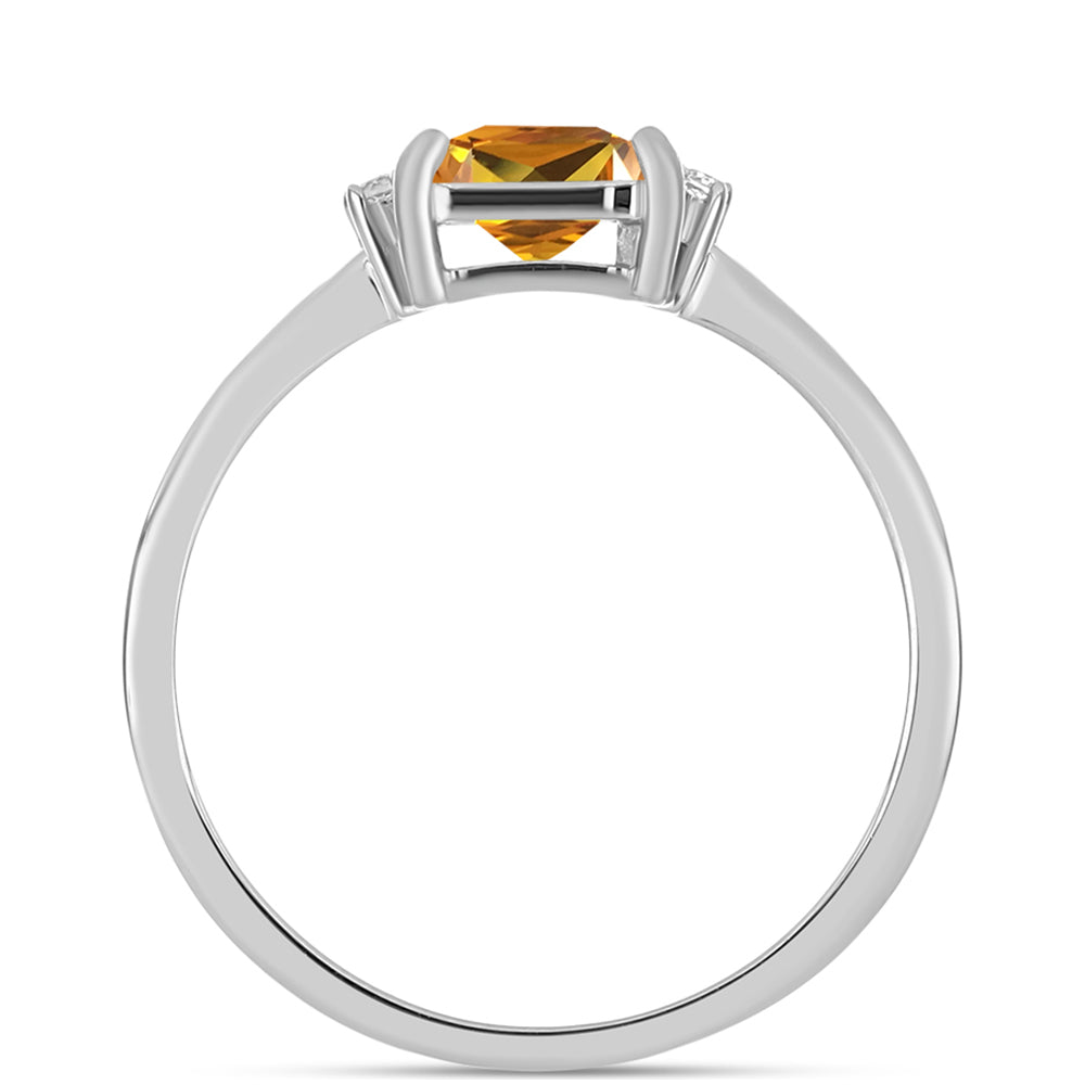 HopeaSormus Keisarillinen keltainen topaasi ja Valkoisella Topaasilla 2 